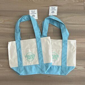 Trader Joe's Mini Tote Blue